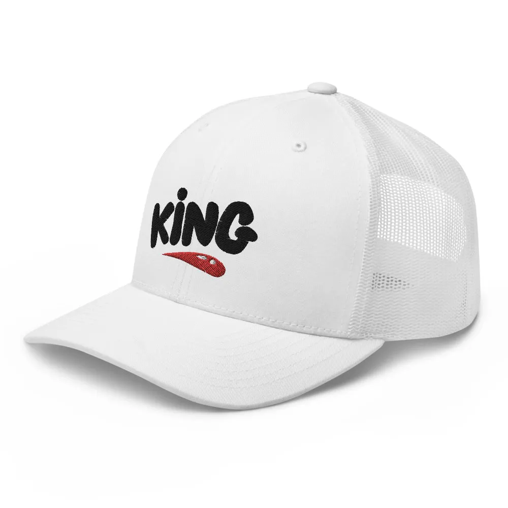 "King" Trucker Cap design by Hero.