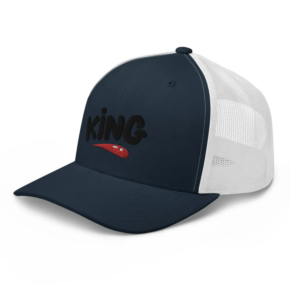 "King" Trucker Cap design by Hero.