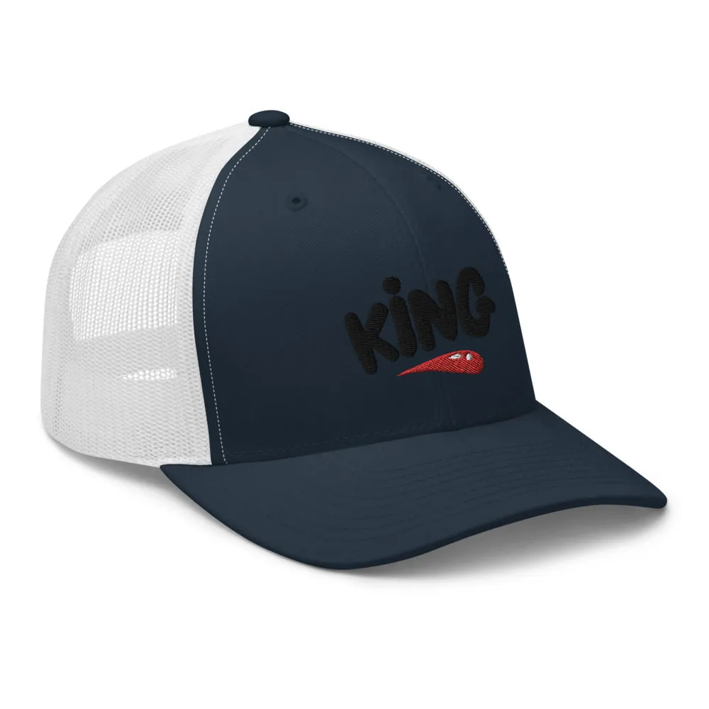 "King" Trucker Cap design by Hero.