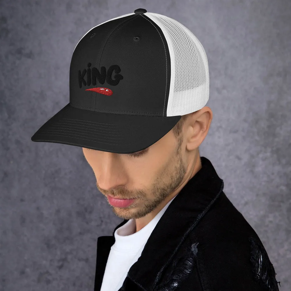 "King" Trucker Cap design by Hero.