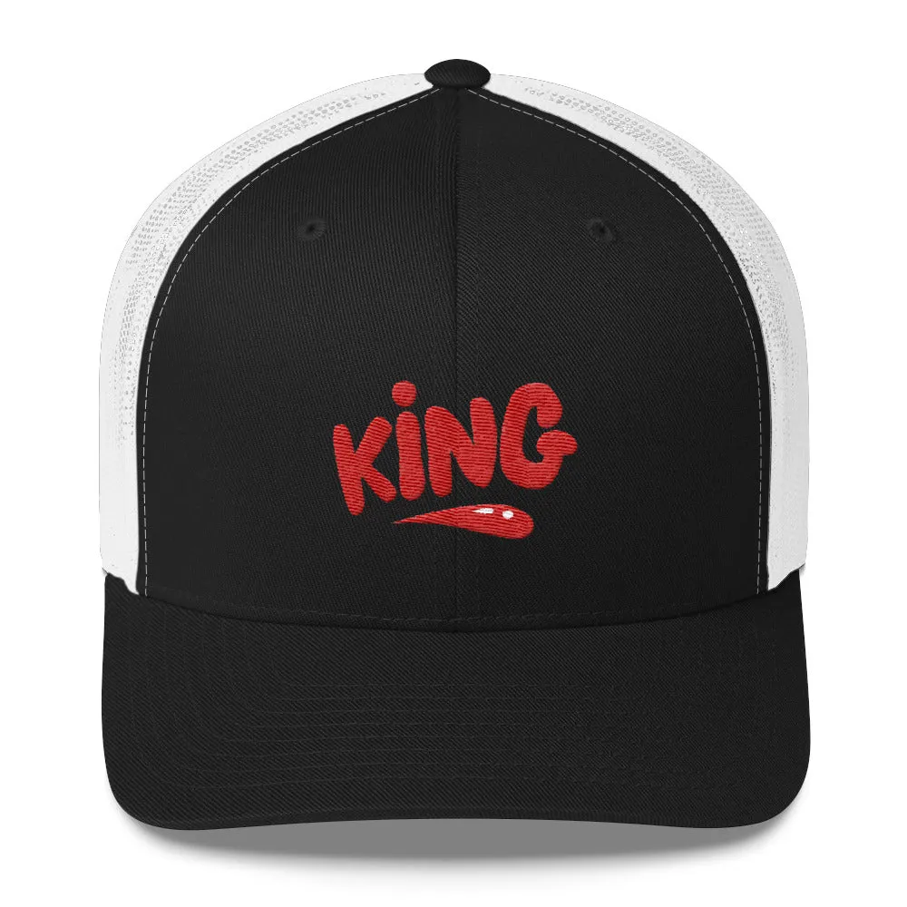 "King" Trucker Cap design by Hero.