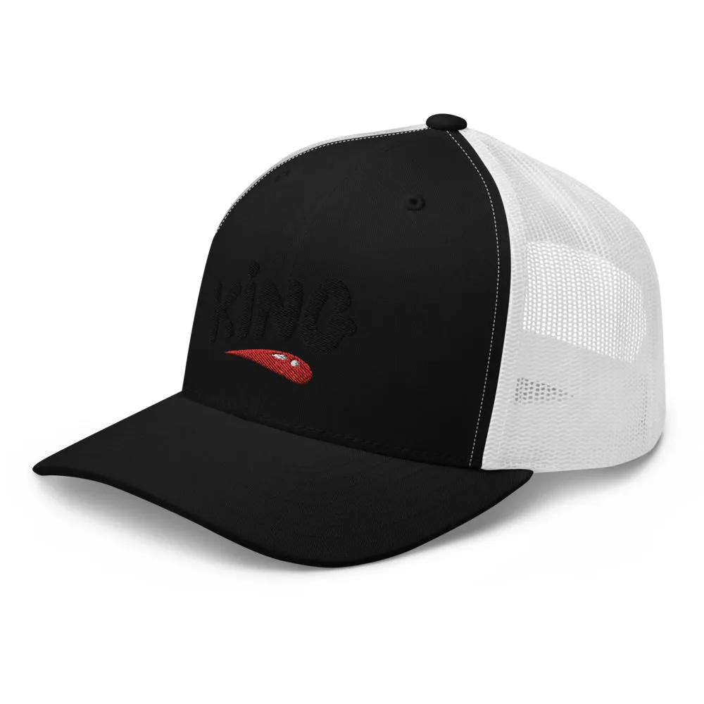 "King" Trucker Cap design by Hero.