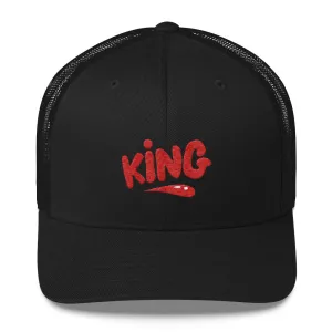 "King" Trucker Cap design by Hero.