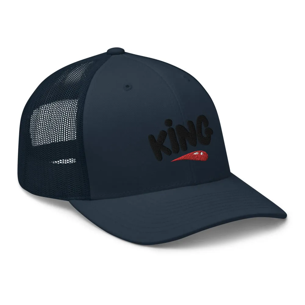"King" Trucker Cap design by Hero.