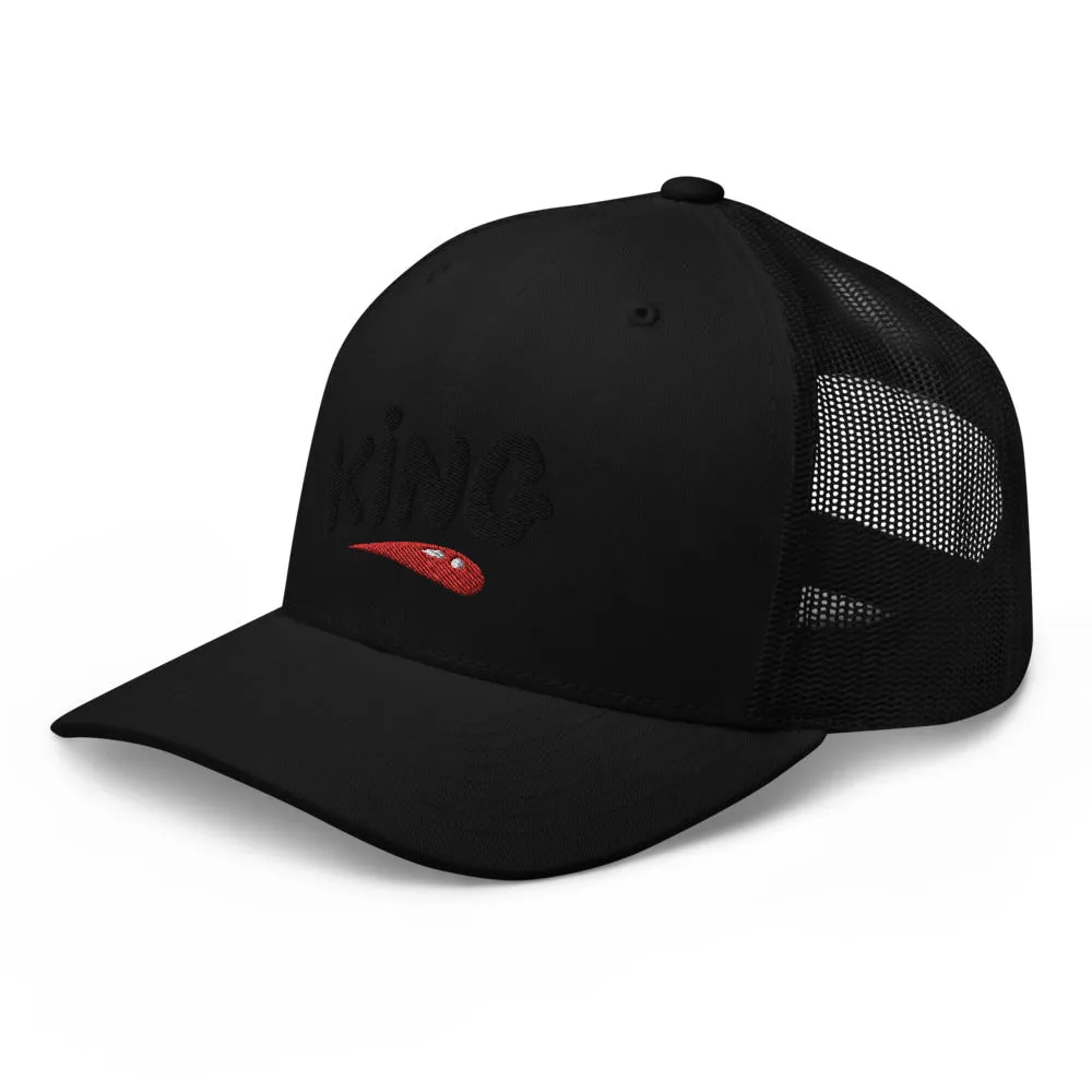 "King" Trucker Cap design by Hero.