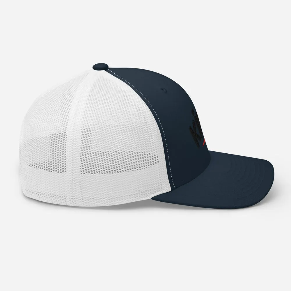 "King" Trucker Cap design by Hero.