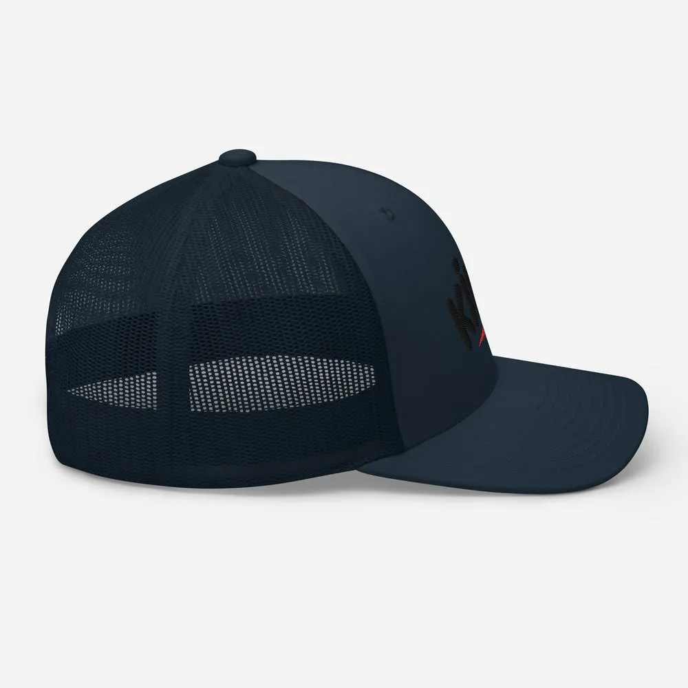"King" Trucker Cap design by Hero.
