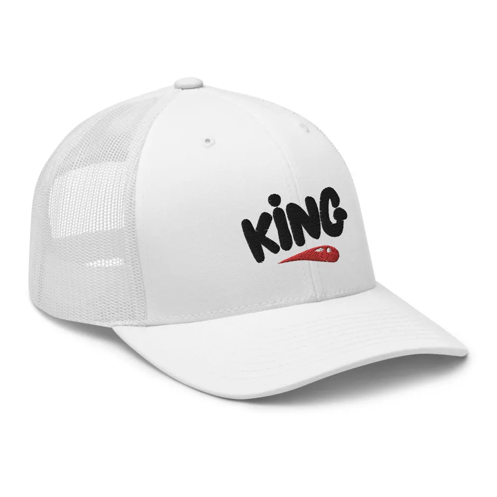 "King" Trucker Cap design by Hero.