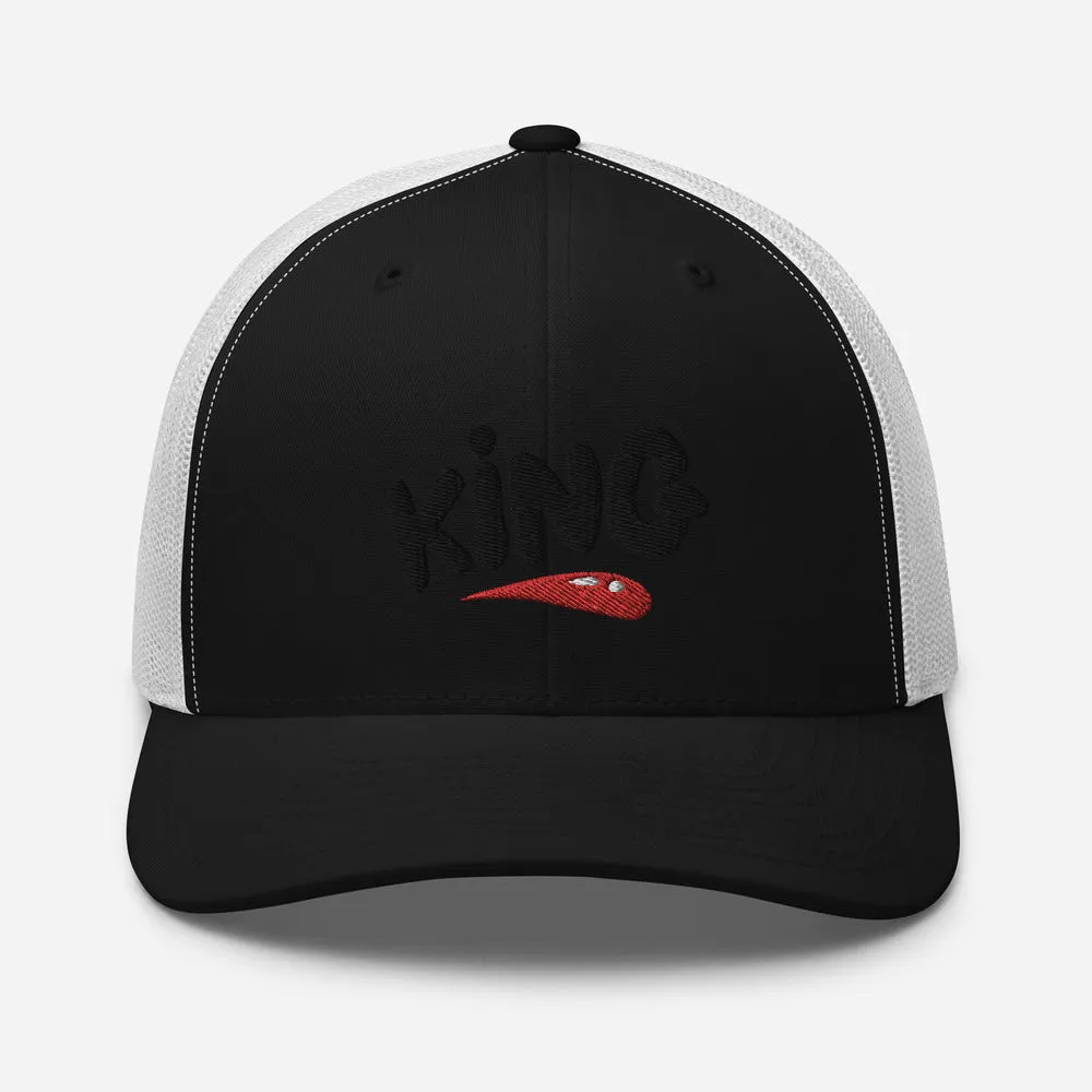 "King" Trucker Cap design by Hero.
