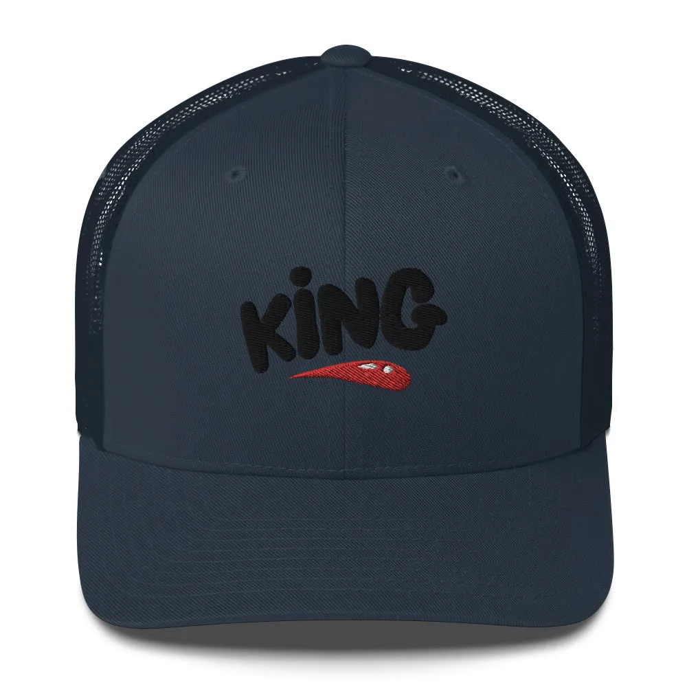 "King" Trucker Cap design by Hero.