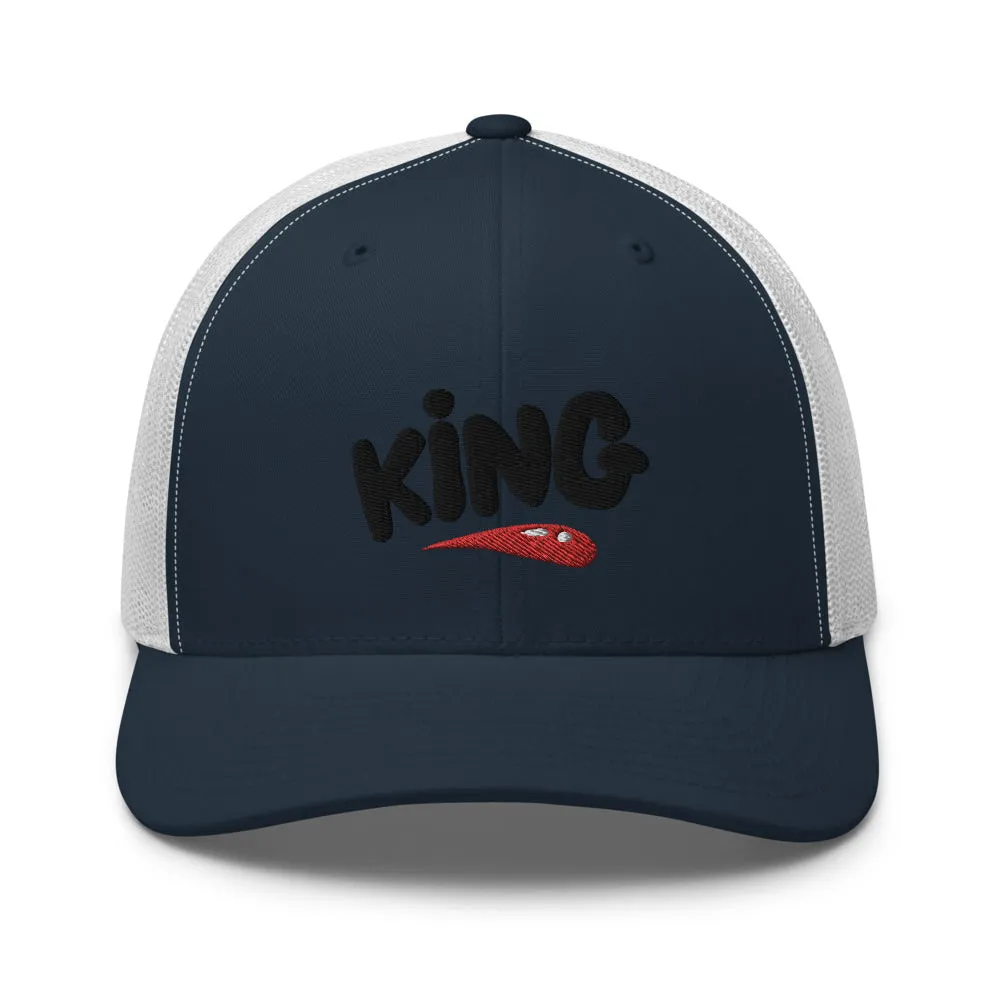 "King" Trucker Cap design by Hero.