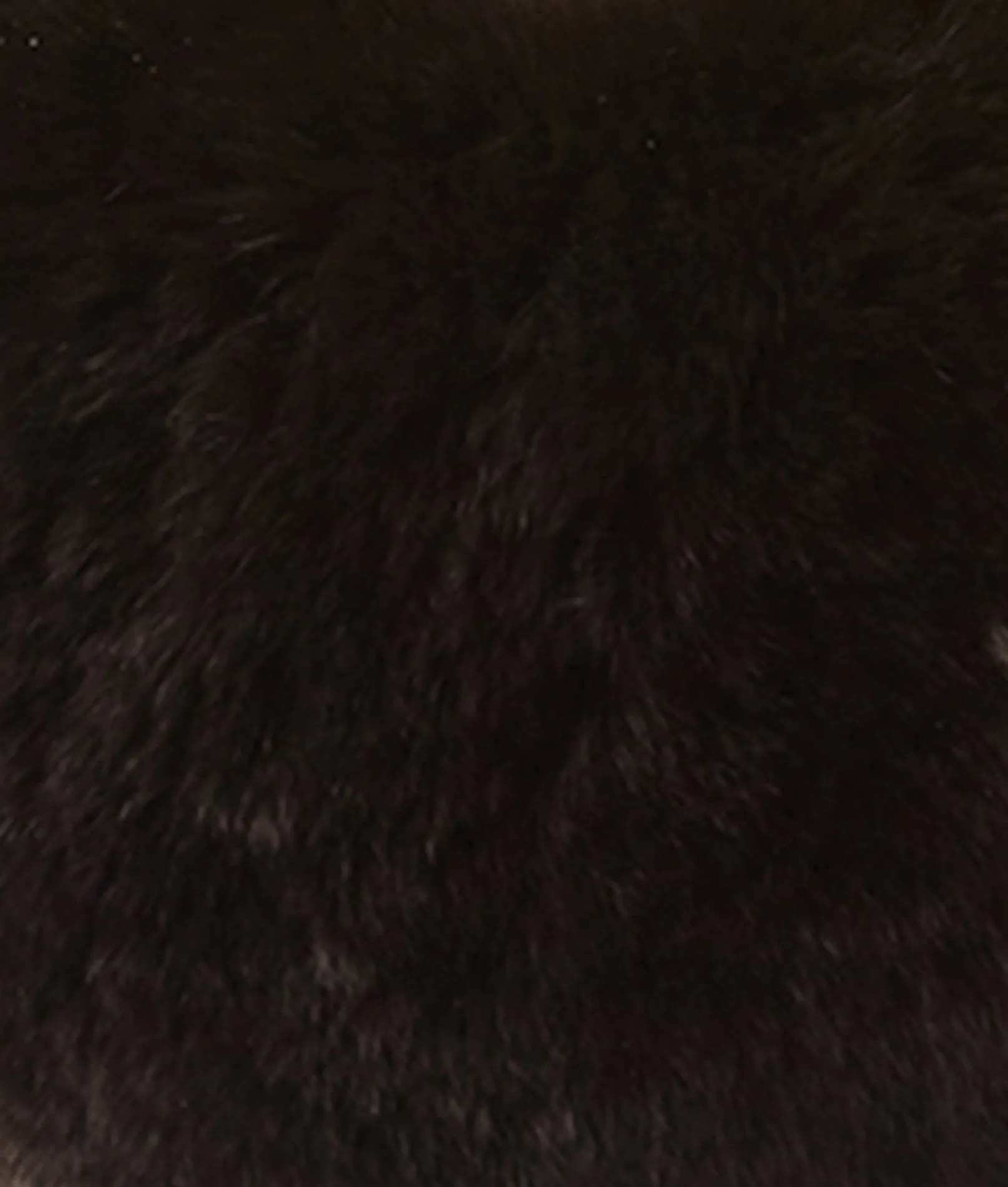 Rabbit Fur Earmuffs :: Chocolate