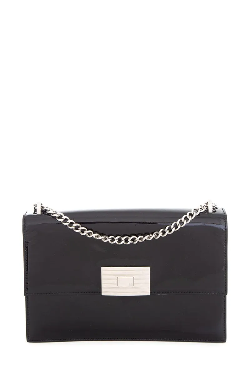 Ralph Lauren Black Patent Leather Handbag
