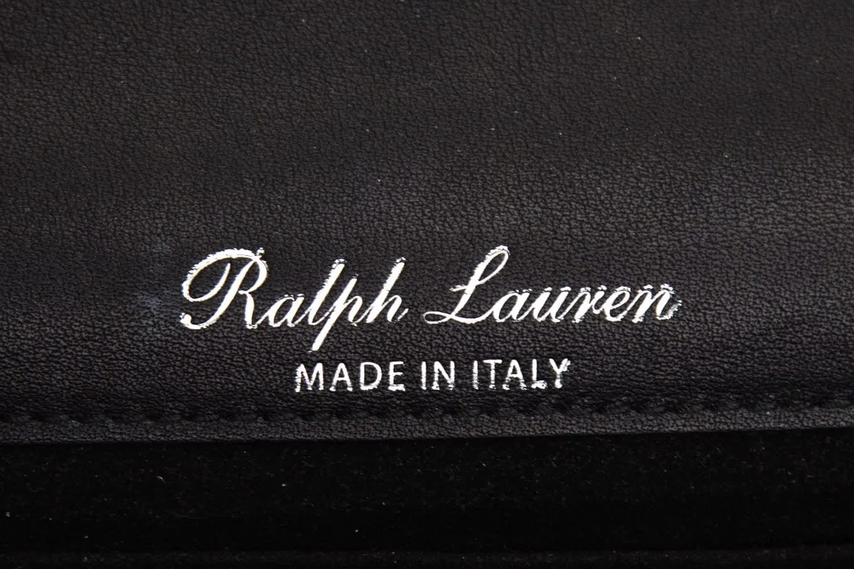 Ralph Lauren Black Patent Leather Handbag
