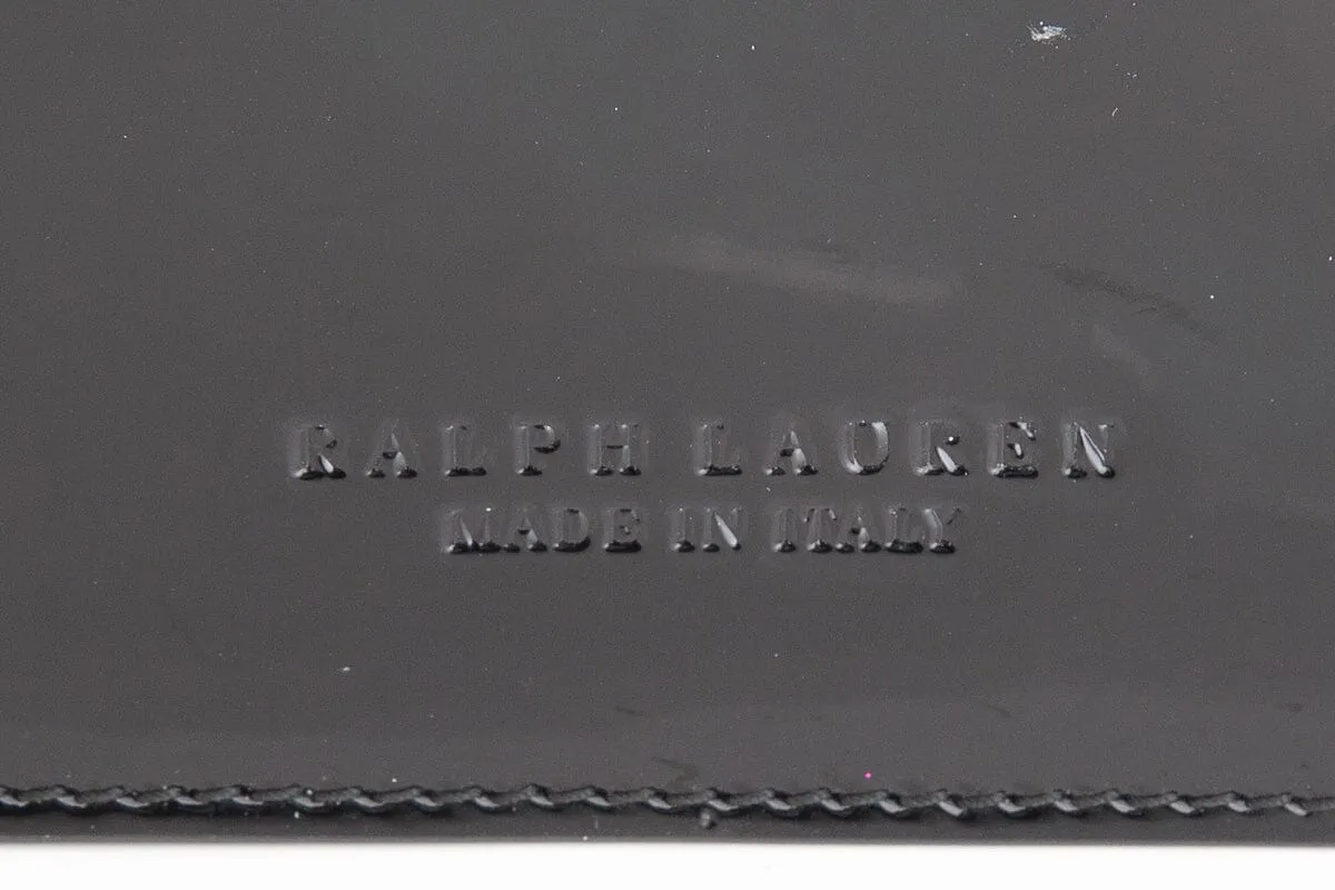 Ralph Lauren Black Patent Leather Handbag