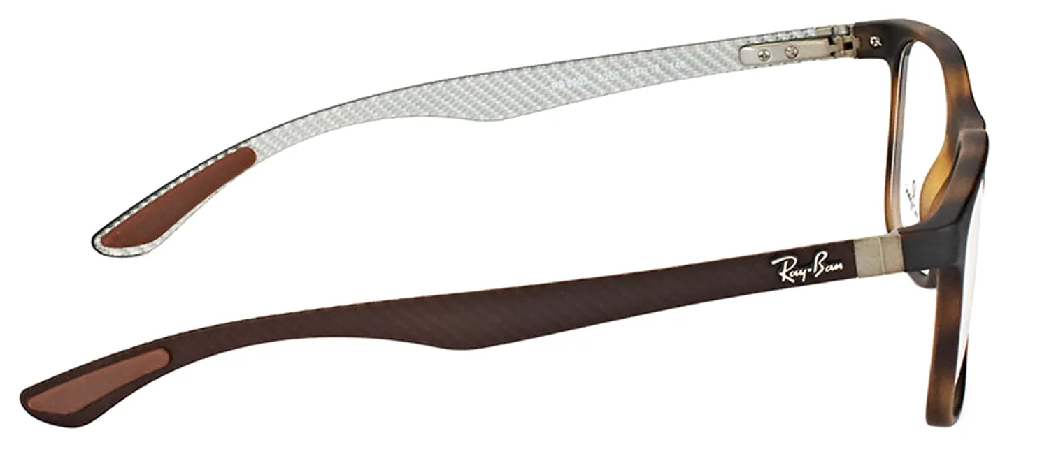 Ray-Ban RX 8903 5200 Square Plastic Tortoise/ Havana Eyeglasses with Demo Lens
