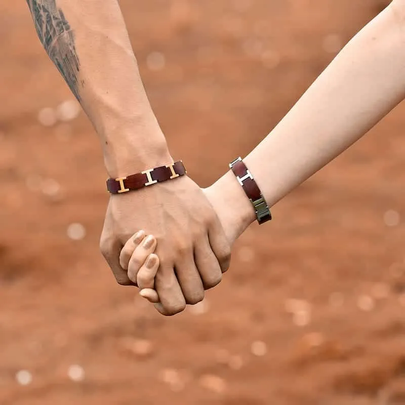 Red & Silver Bracelet