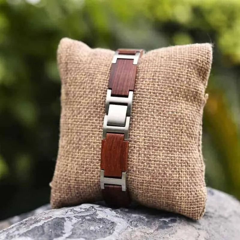 Red & Silver Bracelet