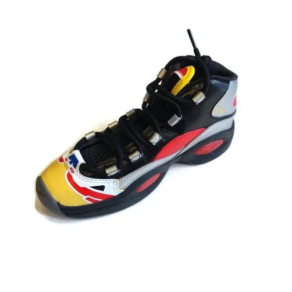 Reebok x Power Rangers Junior Size 2 Question Mid Megazord Allen Iverson GY0589