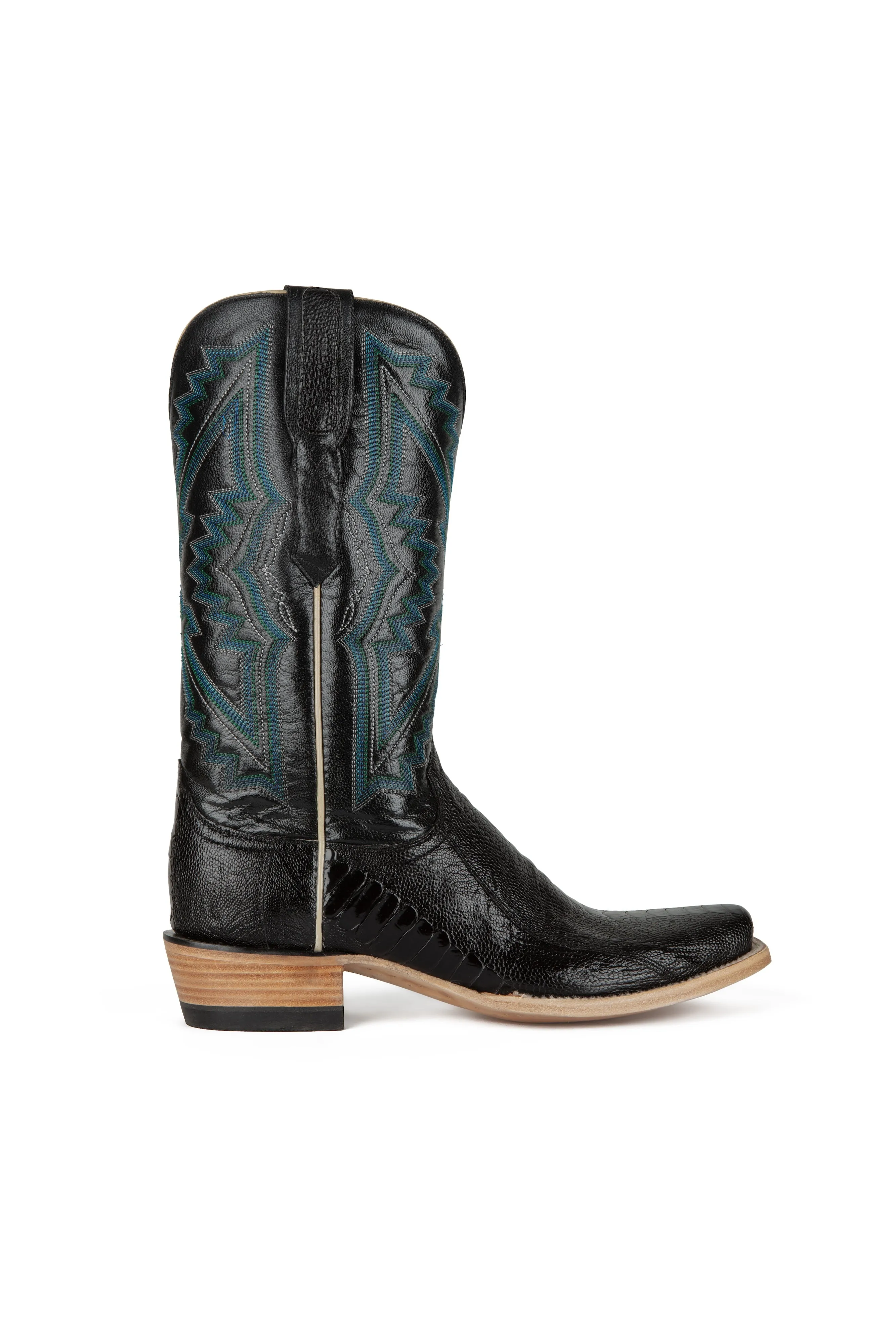 Resistol Boots - Black Ostrich Leg