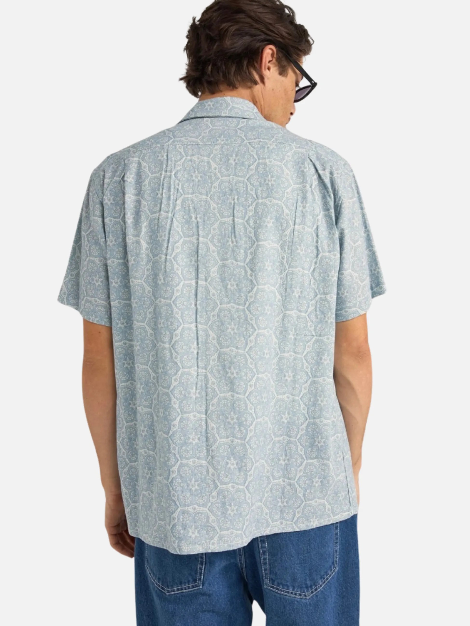 Rhythm Vera SS Shirt - Sky