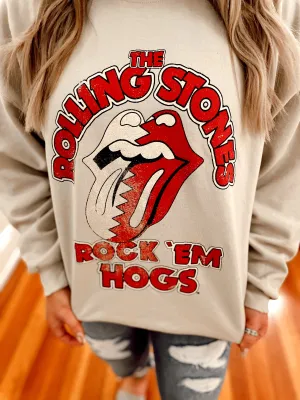 Rock 'Em Hogs Distressed Sweatshirt