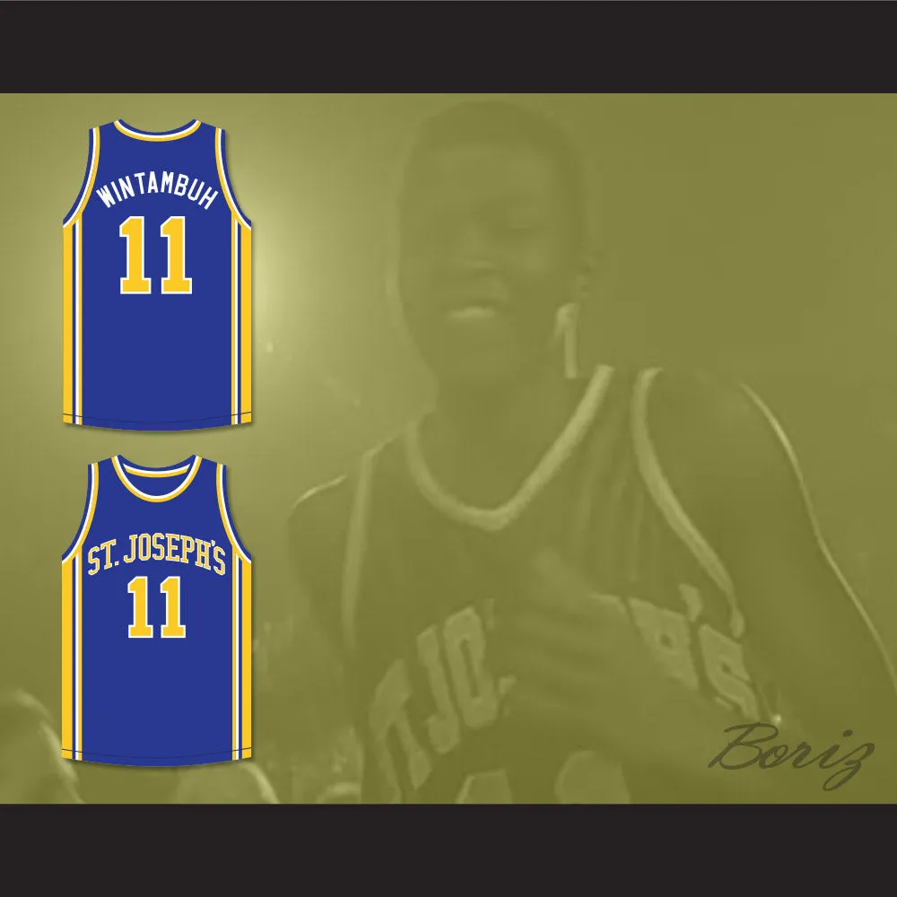 Saleh Wintambuh 11 St Joseph's Basketball Jersey The Air Up There