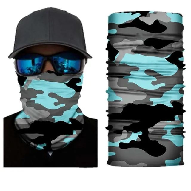 Schlauchschal Lightblue Camo