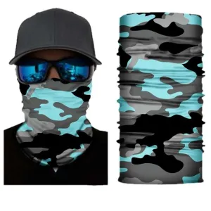 Schlauchschal Lightblue Camo