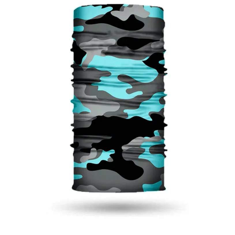 Schlauchschal Lightblue Camo