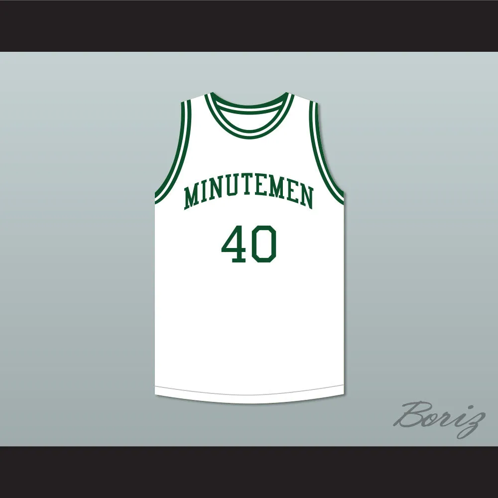 Shawn Kemp 40 Concord Minutemen High School Home Basketball Jersey