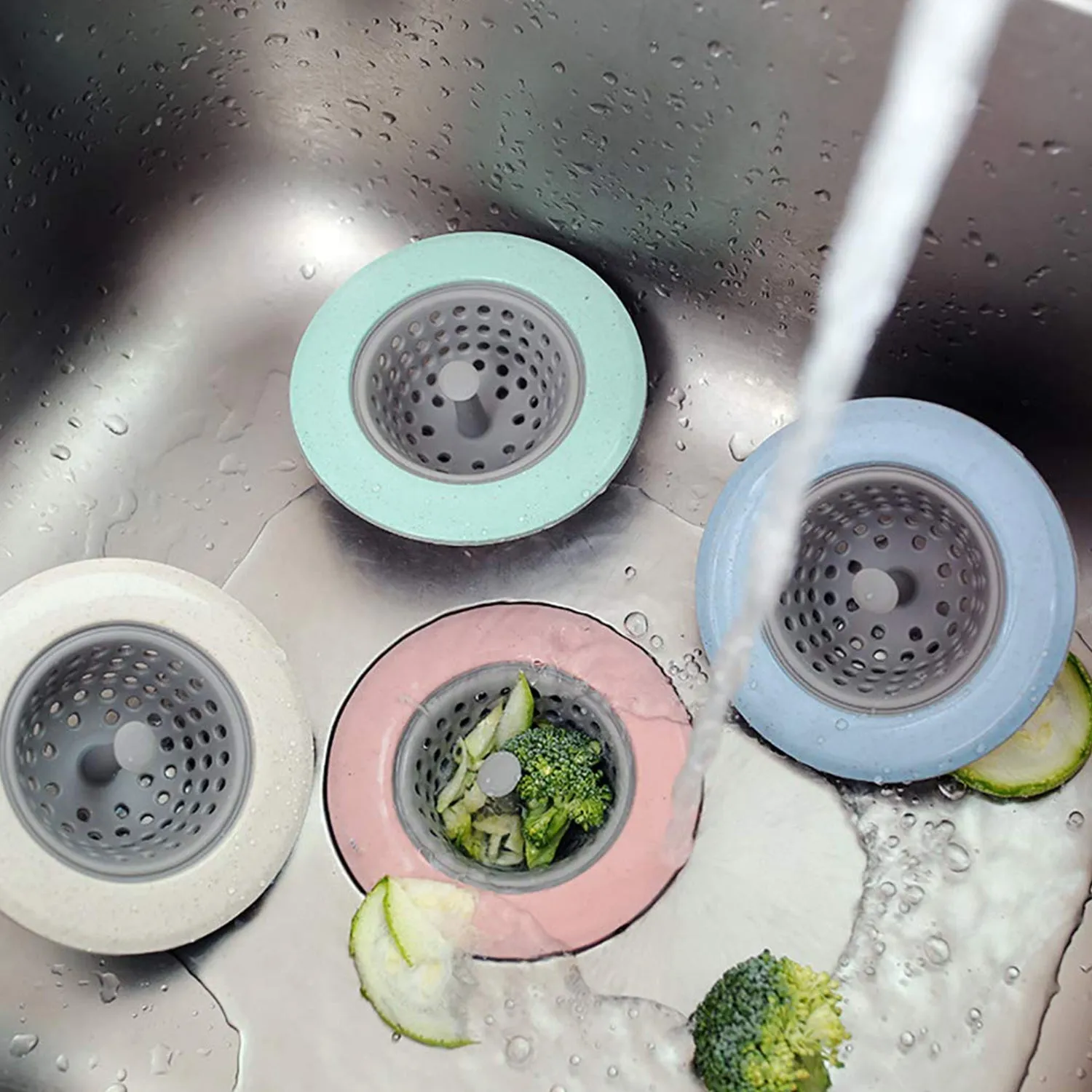 Silicon Sink Strainer Kitchen Drain Basin Basket Sink Drainer