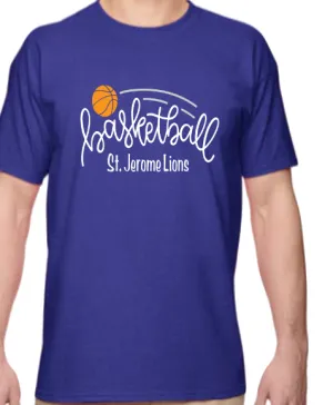 SJS Basketball Tee & Sweatshirt