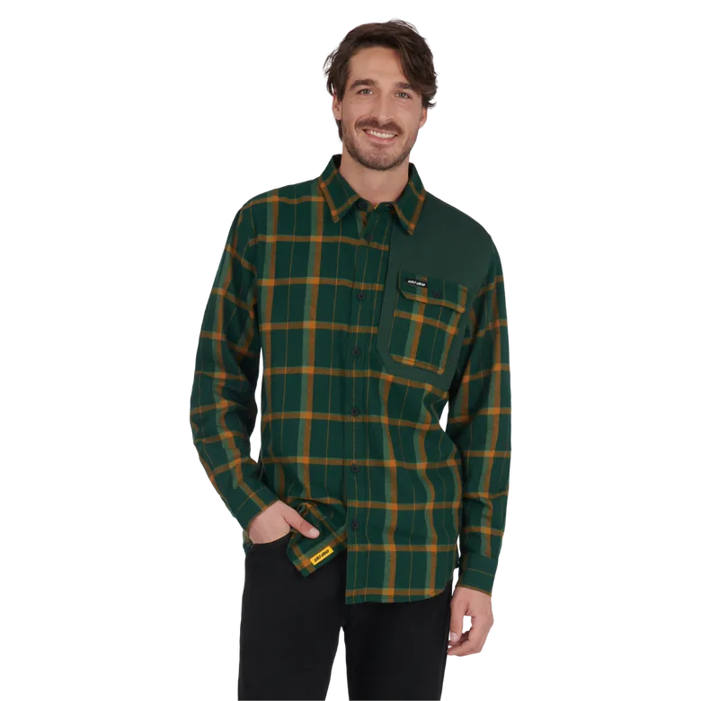 Ski-Doo Plaid Fannel Shirt - 2024