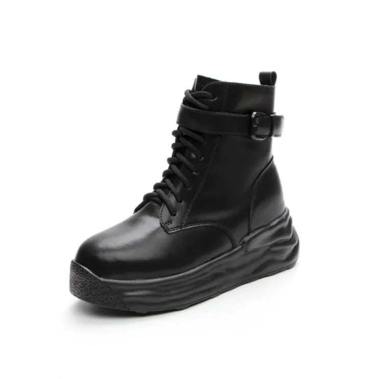 Small Lace Up Thicksole Ankle Boots GS319