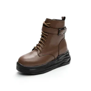 Small Lace Up Thicksole Ankle Boots GS319