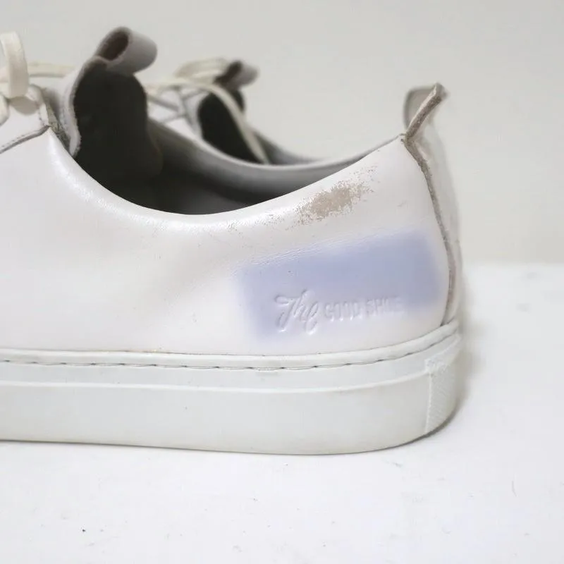 Sneakers by Grenson Low Top Sneakers White Leather Size 8