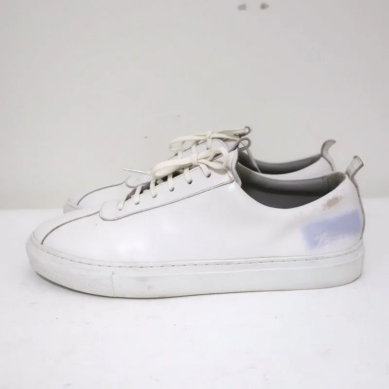 Sneakers by Grenson Low Top Sneakers White Leather Size 8