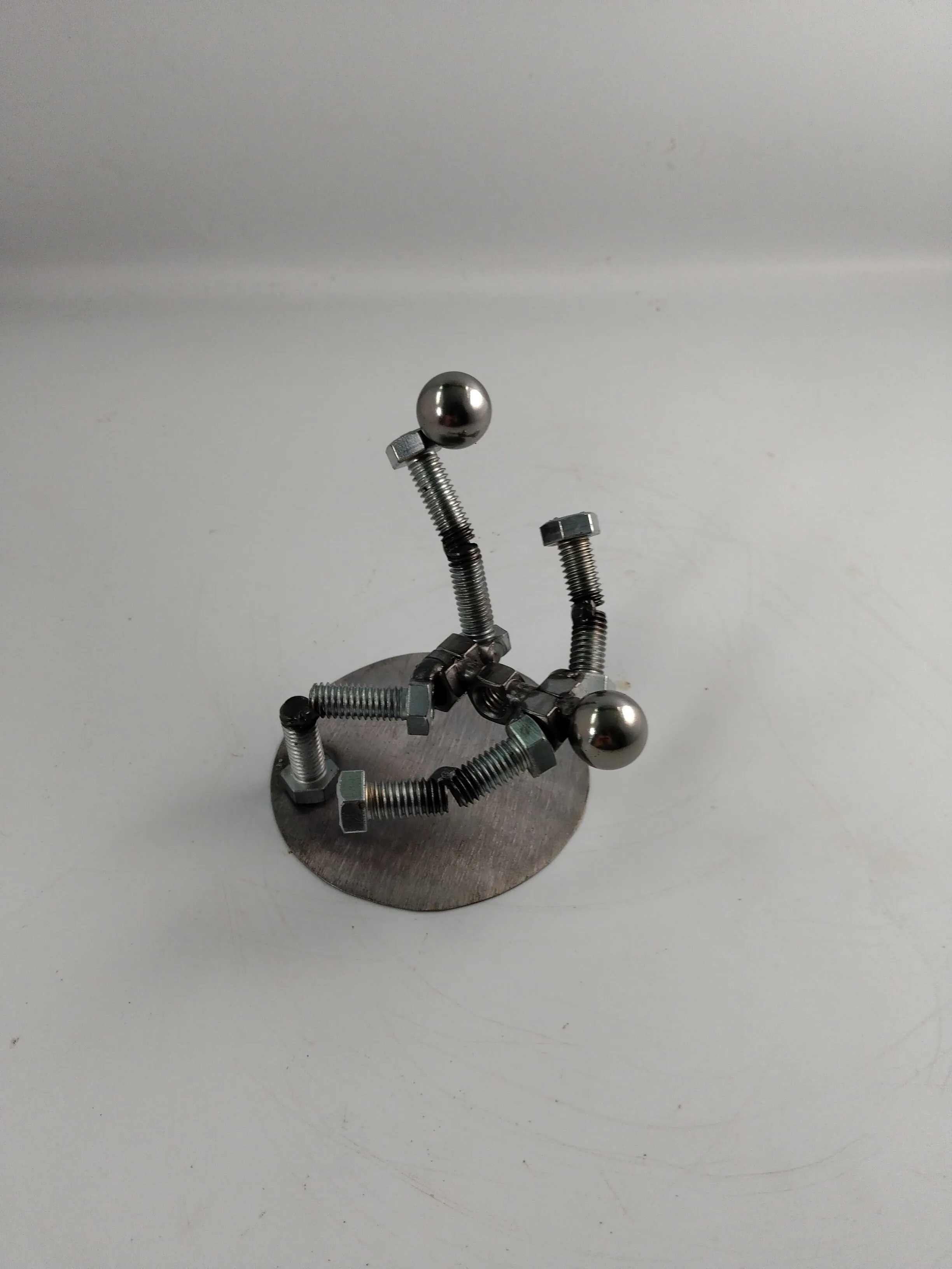 Soccer Player, Metal Bolt Figurine, Sports Figurine,  Miniature Athlete