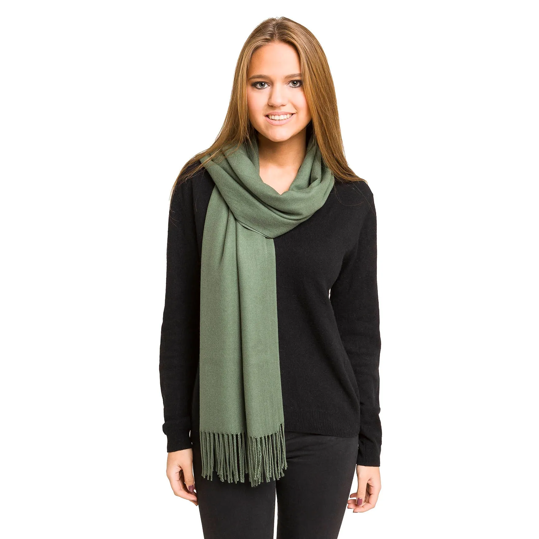 Solid Color Classic Scarf (Green)