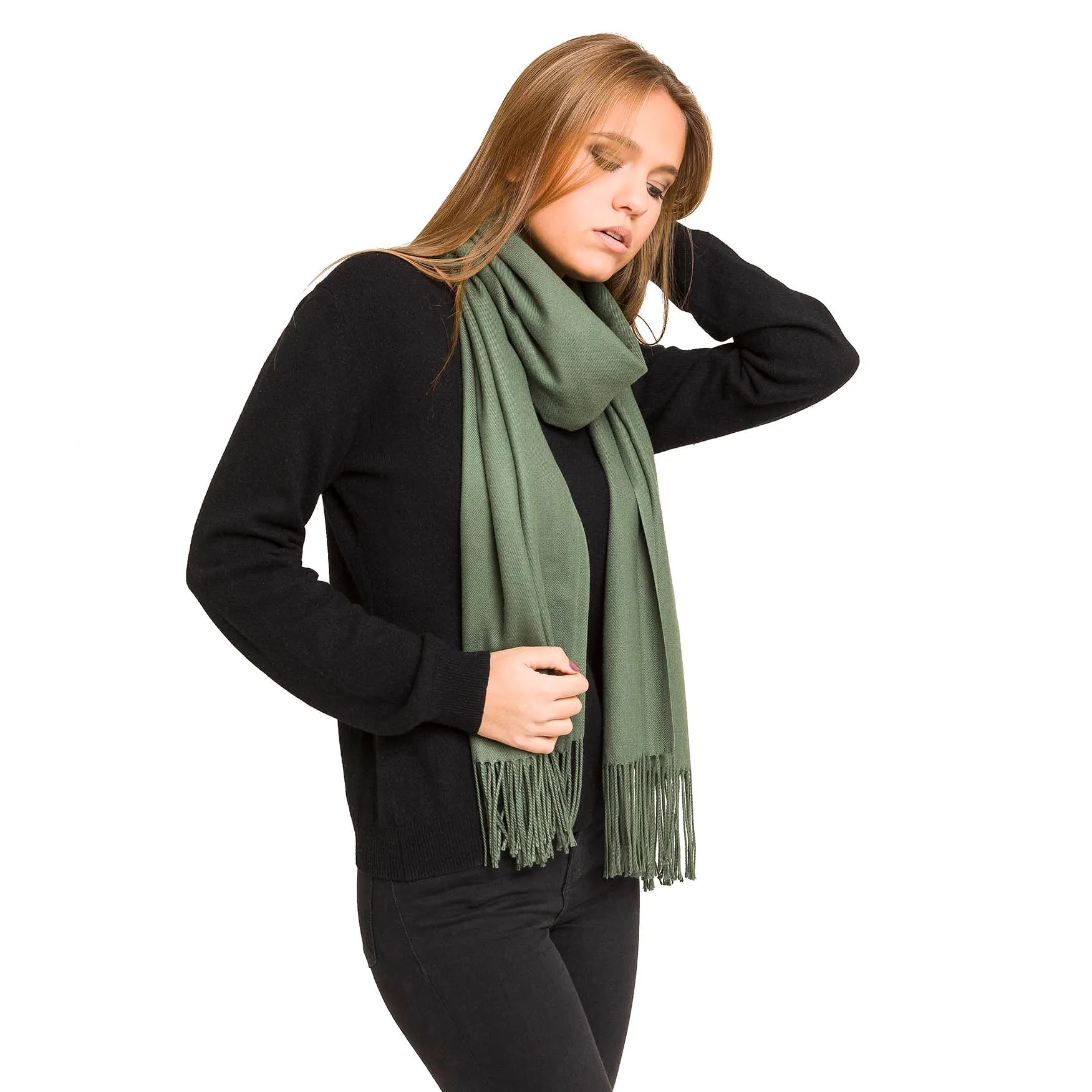 Solid Color Classic Scarf (Green)