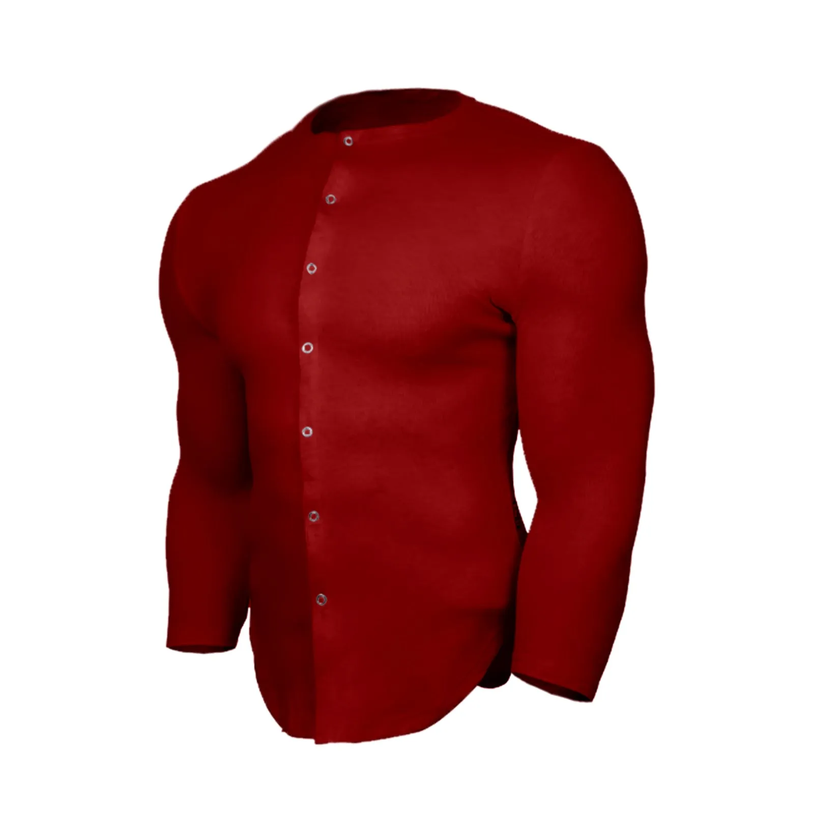 SOLID COLOR LONG SLEEVE SHIRT