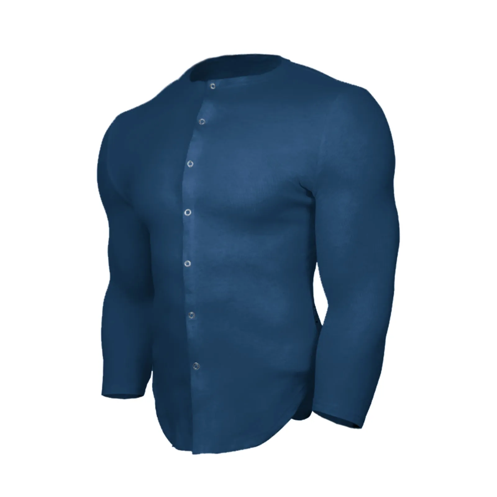 SOLID COLOR LONG SLEEVE SHIRT