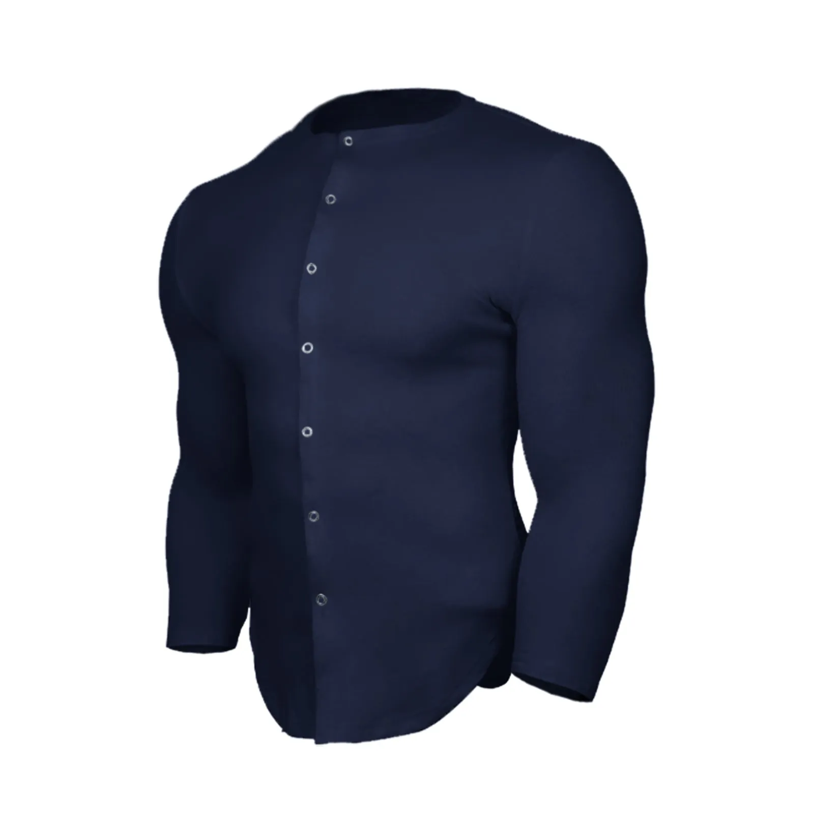SOLID COLOR LONG SLEEVE SHIRT