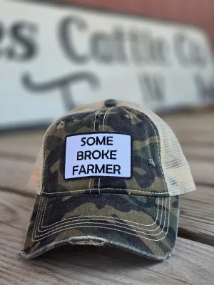 Some Broke Farmer Ponytail Hat