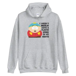 South Park Cartman Born with a Plastic Spoon Hooded Sweatshirt