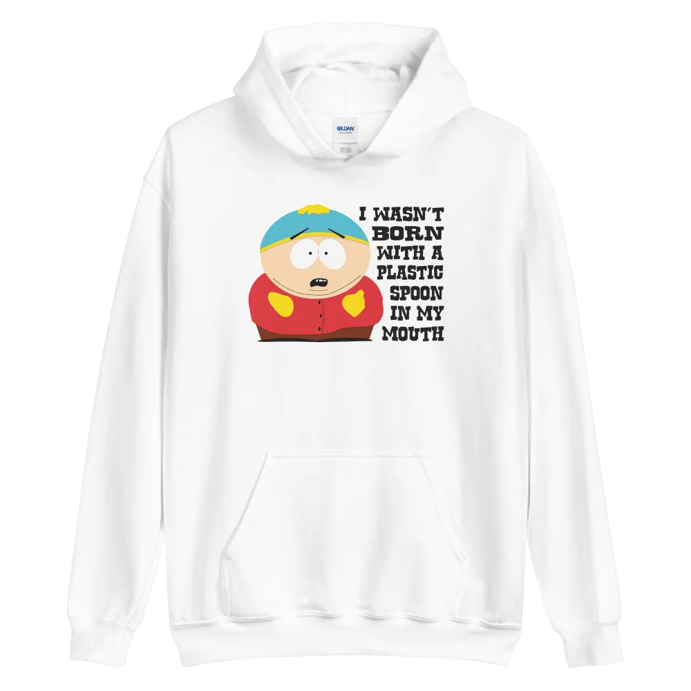 South Park Cartman Born with a Plastic Spoon Hooded Sweatshirt