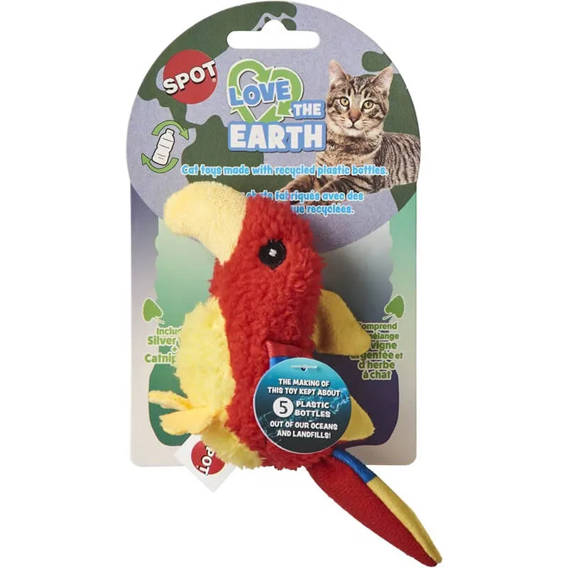 Spot Love The Earth Parrot with Catnip
