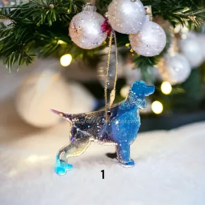 Springer Spaniel Dog Christmas Handmade Ornaments