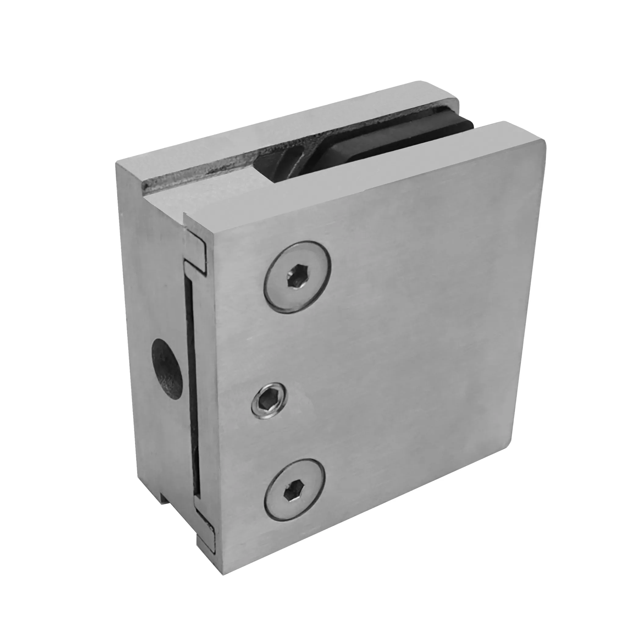 Square Glass Clamp - Square Edge (PS, BS)